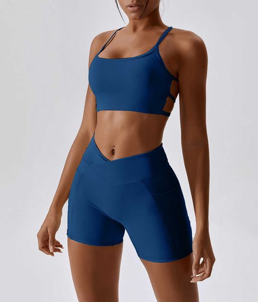 lulu fitness yoga set cross back sport bra tights shorts suit women sportswear workout outfits running fitness gym clothing 2 piece
lulu fitness yoga set cross back sport bra tights shorts suit women sportswear workout outfits running fitness gym clothing 2 piece