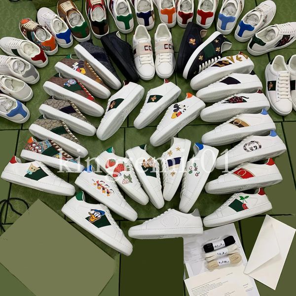 men shoes designer sneakers stripe shoe embroidery sneaker classic animal canvas trainers white splicing trainer size 36-48, Black
men shoes designer sneakers stripe shoe embroidery sneaker classic animal canvas trainers white splicing trainer size 36-48, Black