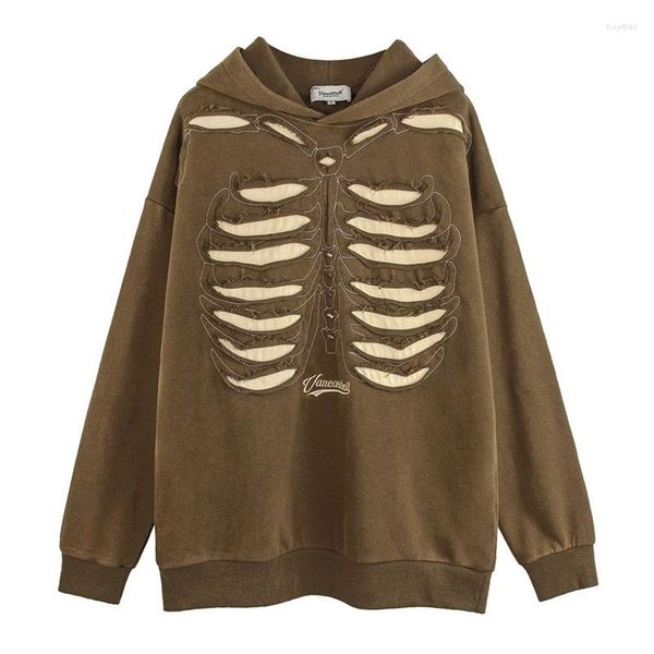 men's hoodies hip hop skeleton patchwork sweatshirt men harakuju washed vintage pullover streetwear, Black
men's hoodies hip hop skeleton patchwork sweatshirt men harakuju washed vintage pullover streetwear, Black