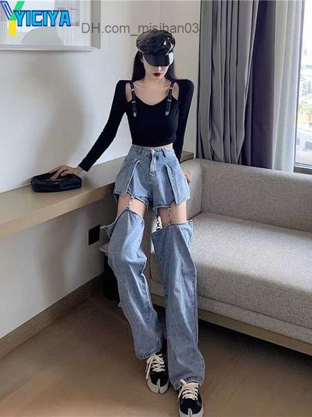 women's jeans yiciya y2k women's jeans denim jean detachable pants straight loose ultra thin pants 2023 summer pregnant jeans pant, Blue
women's jeans yiciya y2k women's jeans denim jean detachable pants straight loose ultra thin pants 2023 summer pregnant jeans pant, Blue