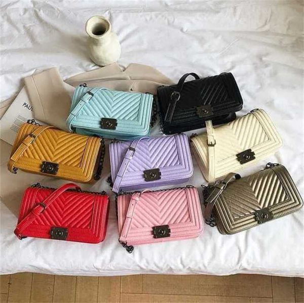 designer luxury bags lattice embroidery line hand leisure shoulder messenger chain