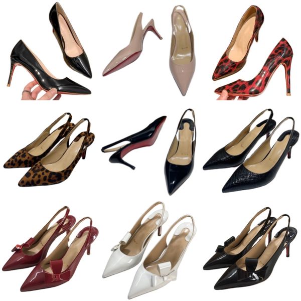 sandals patent leather designer shoes classic letter high heels luxury women's party shoes red pointed toe dress shoes back strap stile, Black
sandals patent leather designer shoes classic letter high heels luxury women's party shoes red pointed toe dress shoes back strap stile, Black