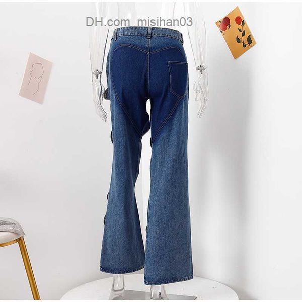 women's jeans summer women's 2023 new arrival jeans casual style hollow metal button jeans z230728, Blue
women's jeans summer women's 2023 new arrival jeans casual style hollow metal button jeans z230728, Blue
