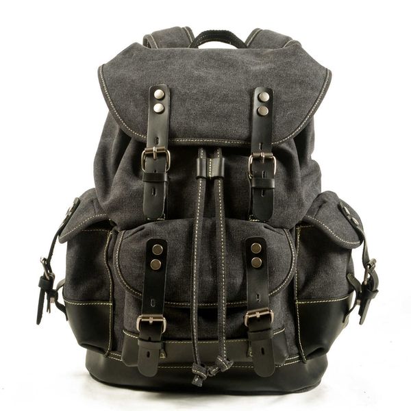 men's outdoor shoulder casual student bag large capacity travel backpack canvas leather climbing bag 0728
men's outdoor shoulder casual student bag large capacity travel backpack canvas leather climbing bag 0728