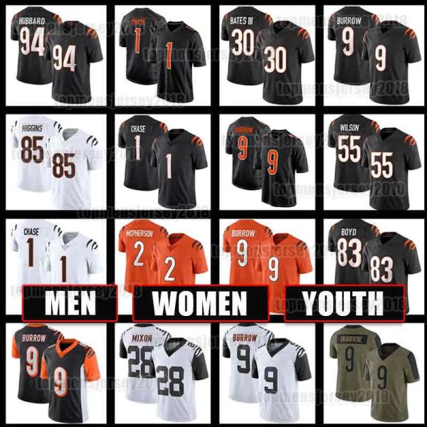 9 joe burrow jersey 1 jamarr chase mixon tee higgins football sam hubbard evan mcpherson logan wilson jessie bates iii trey hendrickson cinc, Black;red
9 joe burrow jersey 1 jamarr chase mixon tee higgins football sam hubbard evan mcpherson logan wilson jessie bates iii trey hendrickson cinc, Black;red