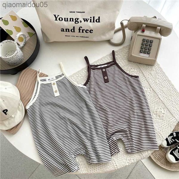 children clothing kids jumpsuit 2023 spring and summer boys and girls striped casual simple loose styles baby onesie for kids l230712, Blue
children clothing kids jumpsuit 2023 spring and summer boys and girls striped casual simple loose styles baby onesie for kids l230712, Blue