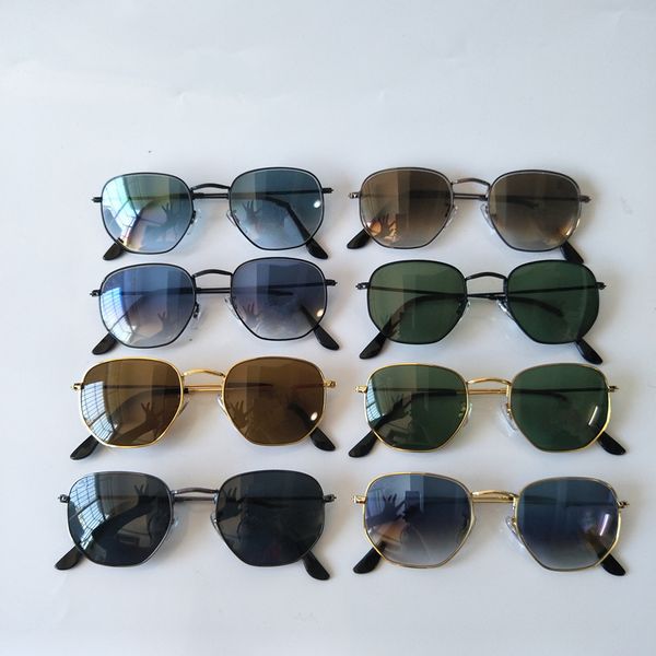 glass lens hexagonal sunglasses men women retro round sun glasses luxury metal frame eyewear, White;black
glass lens hexagonal sunglasses men women retro round sun glasses luxury metal frame eyewear, White;black