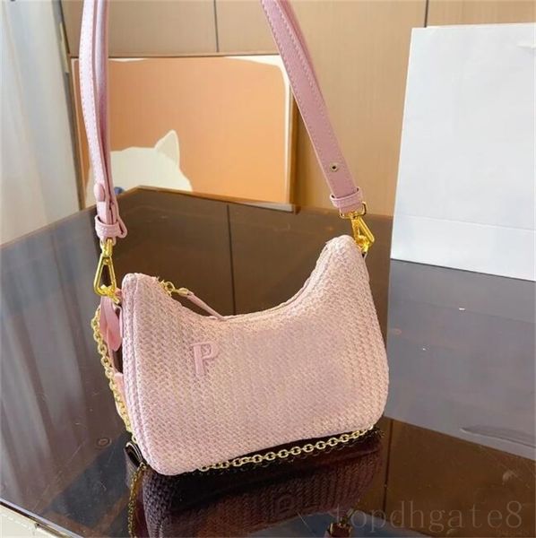 handbags for women summer straw bag pink sacoche removable strap pochette outdoor shopping hobo crossbody designer bags black xb052 c23
handbags for women summer straw bag pink sacoche removable strap pochette outdoor shopping hobo crossbody designer bags black xb052 c23