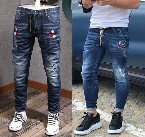cool guy biker jeans bleach distressed paint bird patch accent damaged slim fit cowboy trousers men3399539, Blue
cool guy biker jeans bleach distressed paint bird patch accent damaged slim fit cowboy trousers men3399539, Blue