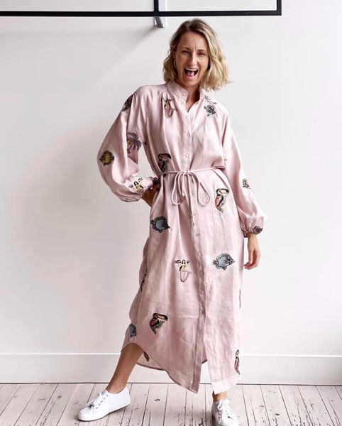 alemais linen dress australian dress brand designer street style the dancer court style floral resort rtw 2024 post card the coaster rollerc, Black;pink
alemais linen dress australian dress brand designer street style the dancer court style floral resort rtw 2024 post card the coaster rollerc, Black;pink