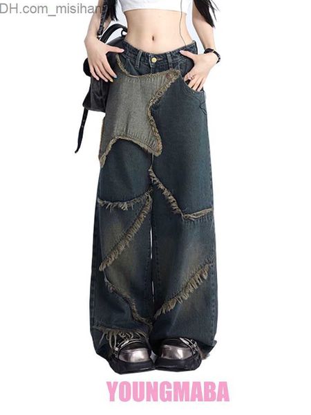 women's jeans loose jeans women's retro denim color design star pants wide leg street clothing fashion y2k bag length trousers low, Blue
women's jeans loose jeans women's retro denim color design star pants wide leg street clothing fashion y2k bag length trousers low, Blue