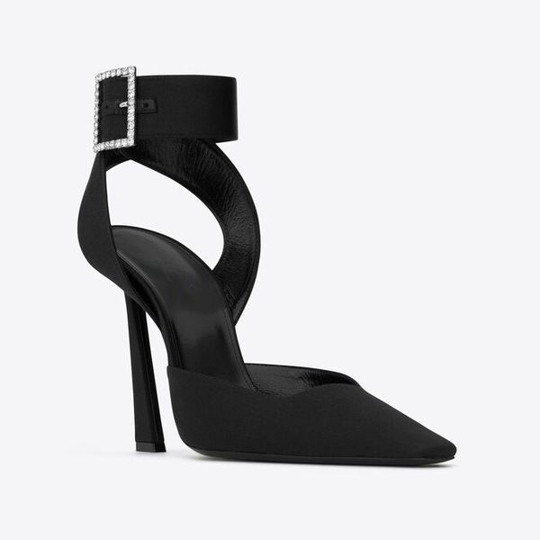 designer pumps women dress shoes luxury black fanny slingback pumps in satin crepe flared heel eu35-40 with box wedding dresses
designer pumps women dress shoes luxury black fanny slingback pumps in satin crepe flared heel eu35-40 with box wedding dresses