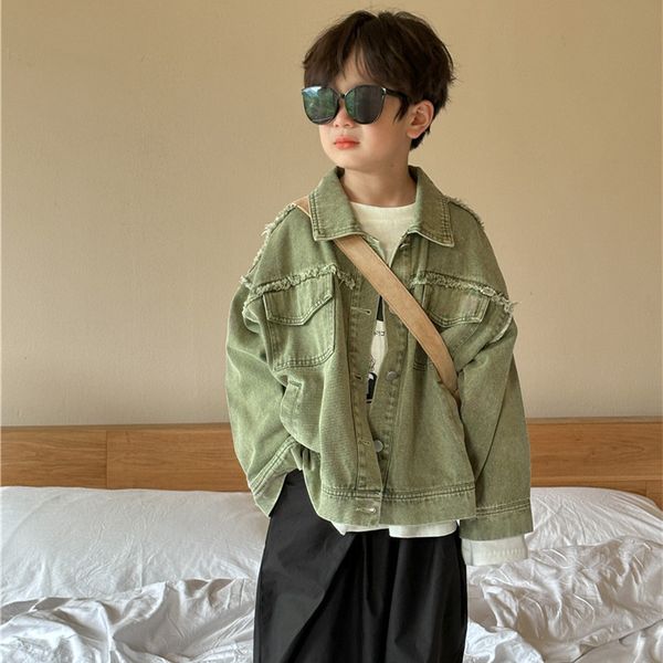 jackets autumn kids solid color vintage trimmings coat boys girls back letters embroidery loose jacket 230728, Blue;gray
jackets autumn kids solid color vintage trimmings coat boys girls back letters embroidery loose jacket 230728, Blue;gray