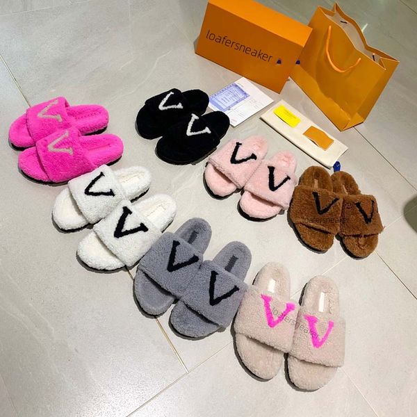 luxury slide designer fashion women wool sandals warm comfort slippers woman slipper shoes autumn winter slides scuffs sandal size 35-42, Black
luxury slide designer fashion women wool sandals warm comfort slippers woman slipper shoes autumn winter slides scuffs sandal size 35-42, Black