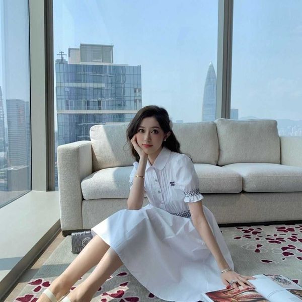 summer women's lapel letter print waist dress, waist high waist line casual fashion, acrylic fabric comfortable not shrink, daily fashi, Black;gray
summer women's lapel letter print waist dress, waist high waist line casual fashion, acrylic fabric comfortable not shrink, daily fashi, Black;gray