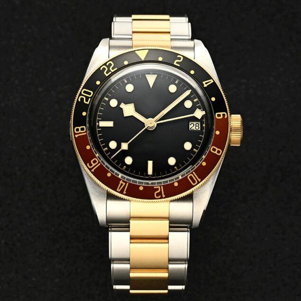 men's watch gmt designer fashion watch m79833mn-0001 automatic mechanical movement classic bracelet watch 41mm date watch, Slivery;brown
men's watch gmt designer fashion watch m79833mn-0001 automatic mechanical movement classic bracelet watch 41mm date watch, Slivery;brown