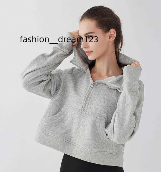 women's tracksuits lu-20 semi zipper hoodies sport yoga outfits gym clothes women sweater loose fashion leisure running fitness yoga ca, Gray
women's tracksuits lu-20 semi zipper hoodies sport yoga outfits gym clothes women sweater loose fashion leisure running fitness yoga ca, Gray