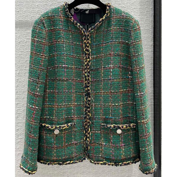 7.28 vintage temperament plaid v-neck long sleeve 100% silk print lining tweed jacket women, Black;brown
7.28 vintage temperament plaid v-neck long sleeve 100% silk print lining tweed jacket women, Black;brown