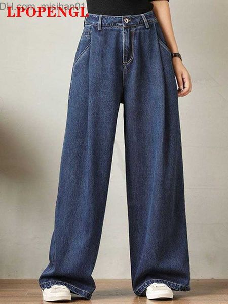 women's jeans high waist jeans spring and autumn women's 2022 loose denim wide leg pants dress casual mop pants retro trousers z23, Blue
women's jeans high waist jeans spring and autumn women's 2022 loose denim wide leg pants dress casual mop pants retro trousers z23, Blue