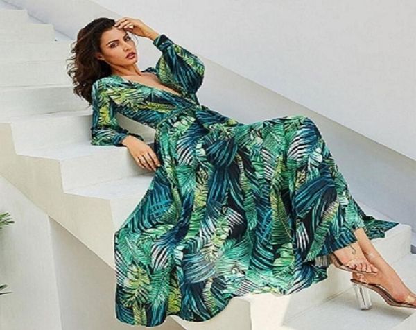 long sleeve maxi dres deep v neck party dress laceup ladies boho beach long dresses plus size sundress y2001013139639, White;black 
long sleeve maxi dres deep v neck party dress laceup ladies boho beach long dresses plus size sundress y2001013139639, White;black