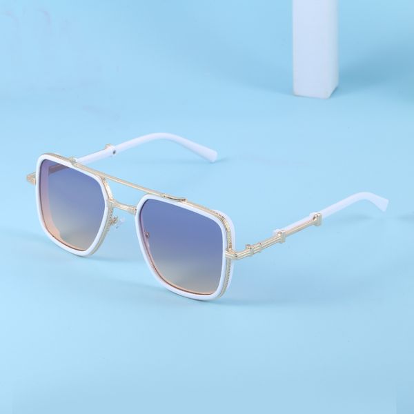 new retro double beam square frame men's sunglasses trend cross border sunglasses women's glasses, White;black
new retro double beam square frame men's sunglasses trend cross border sunglasses women's glasses, White;black