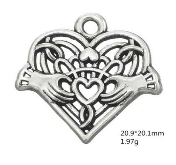 2021 antique silver plated claddagh friendship heart in hand pendant irish bff charm for diy bracelet4768804, Bronze;silver
2021 antique silver plated claddagh friendship heart in hand pendant irish bff charm for diy bracelet4768804, Bronze;silver