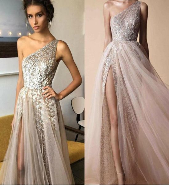 berta fashion prom dresses one shoulder a line sequined evening gowns with beads floor length front split formal party dresses4326040, Black
berta fashion prom dresses one shoulder a line sequined evening gowns with beads floor length front split formal party dresses4326040, Black