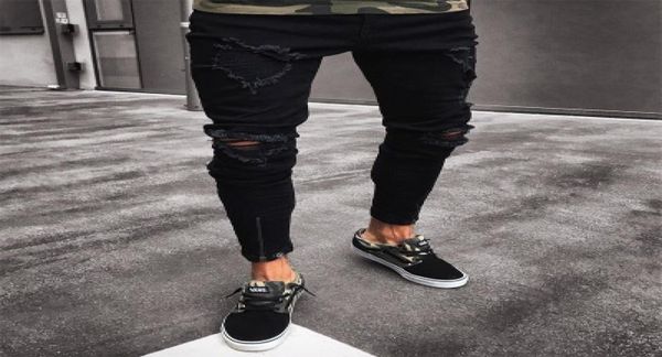 2018 men clothes slim skinny hole jeans solid straight elastic denim trousers male casual destroyed ripped pants4762122, Blue
2018 men clothes slim skinny hole jeans solid straight elastic denim trousers male casual destroyed ripped pants4762122, Blue