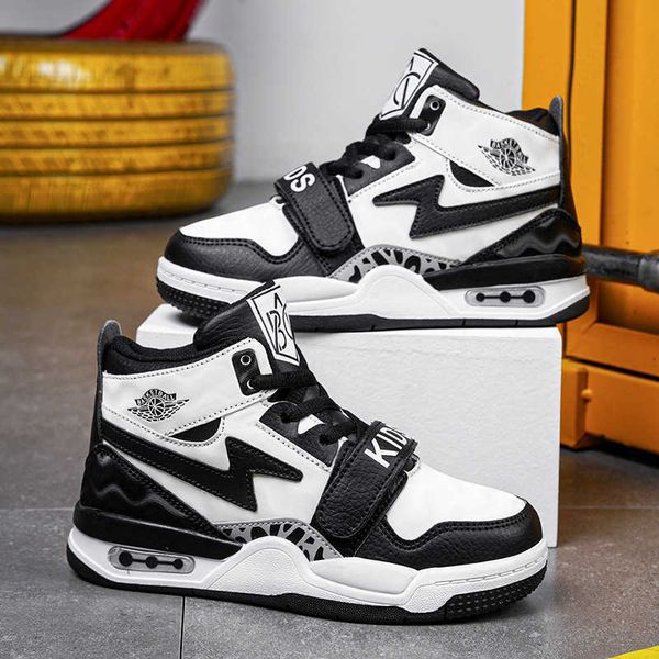 boys high basketball shoes retro sneakers black white soft sole kids sports trainers
boys high basketball shoes retro sneakers black white soft sole kids sports trainers