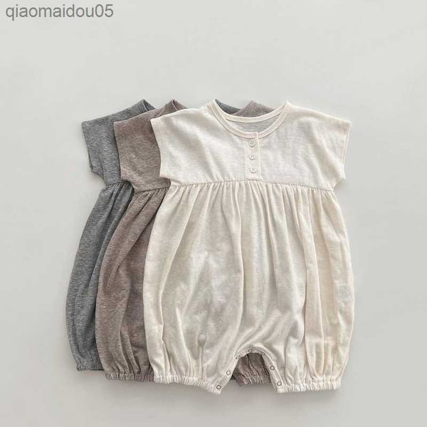 baby onesie 2023 summer thin short sleeved baby clothing cotton casual simple solid color short sleeve comfortable baby clothes l230712, Blue
baby onesie 2023 summer thin short sleeved baby clothing cotton casual simple solid color short sleeve comfortable baby clothes l230712, Blue