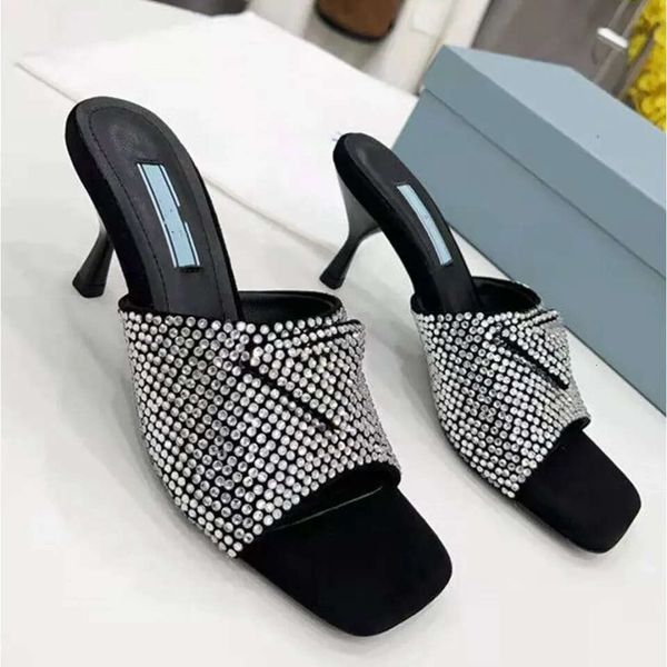 designer sandals triangle tulle rhinestone trim allover womens dress shoes smooth leather heel low geel elegance, Black
designer sandals triangle tulle rhinestone trim allover womens dress shoes smooth leather heel low geel elegance, Black