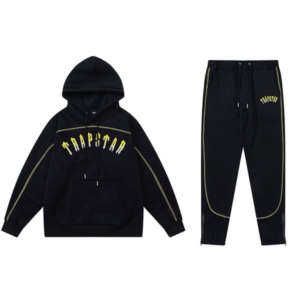 sportswear set trapstar brand alphabet embroidery sportswear mens t shirt warm two piece loose hoodie sweatshirt pants jogging, Gray
sportswear set trapstar brand alphabet embroidery sportswear mens t shirt warm two piece loose hoodie sweatshirt pants jogging, Gray