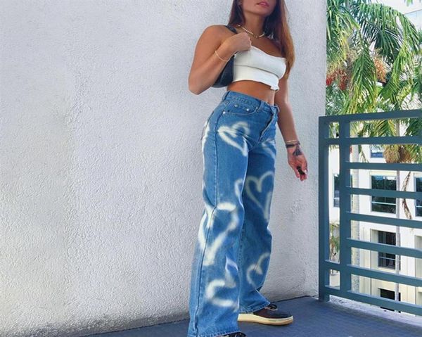 vintage heart printed y2k baggy jeans women high waist harajuku aesthetic mom denim streetwear 90s trousers w0104250z6207121, Blue
vintage heart printed y2k baggy jeans women high waist harajuku aesthetic mom denim streetwear 90s trousers w0104250z6207121, Blue