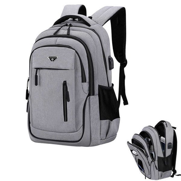 big capacity men backpack lap15.6 oxford gray solid high school bags teen college student back pack multifunctional bagpack 0728
big capacity men backpack lap15.6 oxford gray solid high school bags teen college student back pack multifunctional bagpack 0728