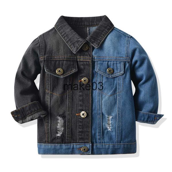 jackets and spring autumn new fashion baby denim jacket color matching cloth holed toddler coat casual boys girls jeans coats j230728, Blue;gray
jackets and spring autumn new fashion baby denim jacket color matching cloth holed toddler coat casual boys girls jeans coats j230728, Blue;gray