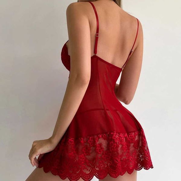 nxy skirt lingerie set lace short nightdress women perspective underwear suspender slim dress lolita exotic costume sleepwear, Red;black
nxy skirt lingerie set lace short nightdress women perspective underwear suspender slim dress lolita exotic costume sleepwear, Red;black