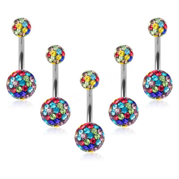 colorful rhinestone belly button ring navel piercing belly stud stainless steel barbell bar women body jewelry, Silver
colorful rhinestone belly button ring navel piercing belly stud stainless steel barbell bar women body jewelry, Silver