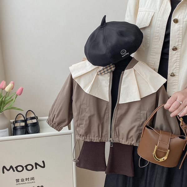 jackets clothes set for girls solid color fashion spring autumn children polyester 230728, Blue;gray
jackets clothes set for girls solid color fashion spring autumn children polyester 230728, Blue;gray