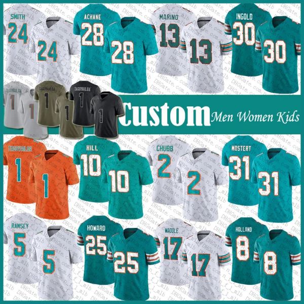 custom tua tagovailoa tyreek hill football jersey jaylen waddle jalen ramsey bradley chubb jevon holland xavien howard cam smith devon achan, Black;red
custom tua tagovailoa tyreek hill football jersey jaylen waddle jalen ramsey bradley chubb jevon holland xavien howard cam smith devon achan, Black;red