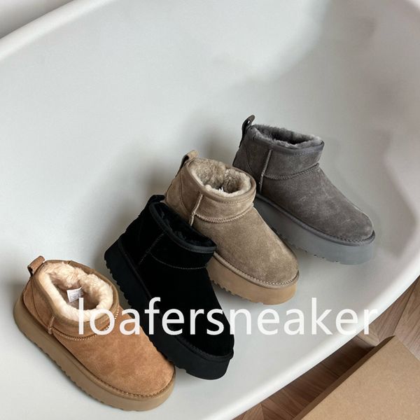 boots ug ultra mini platform boot uggly wgg designer woman winter ankle australia snow thick bottom real leather warm fluffy booties advance, Black
boots ug ultra mini platform boot uggly wgg designer woman winter ankle australia snow thick bottom real leather warm fluffy booties advance, Black
