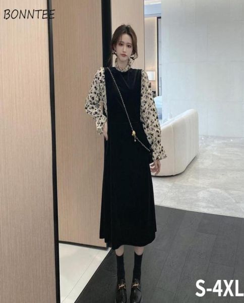 casual dresses long sleeve dress women french style fashion allmatch patchwork ruffled collar vintage vestidos mujer chic clothes2492649, Black;gray
casual dresses long sleeve dress women french style fashion allmatch patchwork ruffled collar vintage vestidos mujer chic clothes2492649, Black;gray