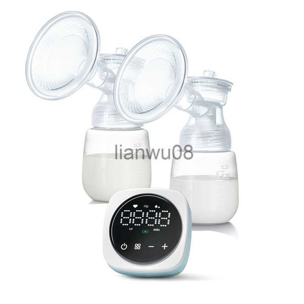 breastpumps portable electric breast pump double breast pump hands for breastfeeding with led screen 3 modes 9 suction level low noise x0726
breastpumps portable electric breast pump double breast pump hands for breastfeeding with led screen 3 modes 9 suction level low noise x0726