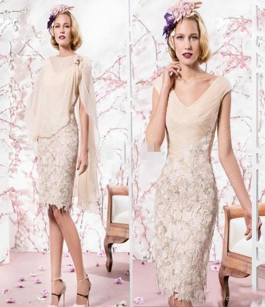 2017 elegant mother039s dresses beige vneck knee length applique lace with shawl wedding party cocktail formal evening gowns7704257, Black;red
2017 elegant mother039s dresses beige vneck knee length applique lace with shawl wedding party cocktail formal evening gowns7704257, Black;red