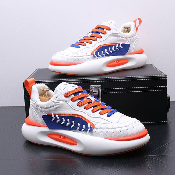 men casual shoes fashion men's chunky sneakers height increasing dad shoes thick sole male footwear street walking shoes for men, Black
men casual shoes fashion men's chunky sneakers height increasing dad shoes thick sole male footwear street walking shoes for men, Black