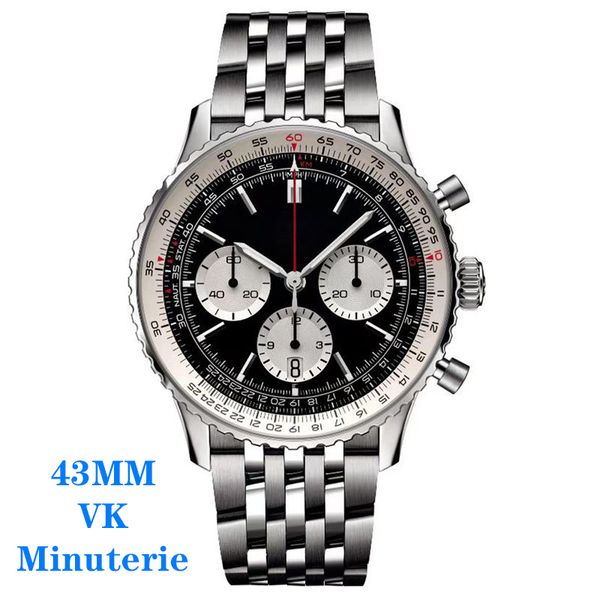 luxury sports men s luxury watch timer quartz japanese vk movement 316l stainless steel strap leather strap waterproof 50m aviation series 4, Slivery;golden
luxury sports men s luxury watch timer quartz japanese vk movement 316l stainless steel strap leather strap waterproof 50m aviation series 4, Slivery;golden