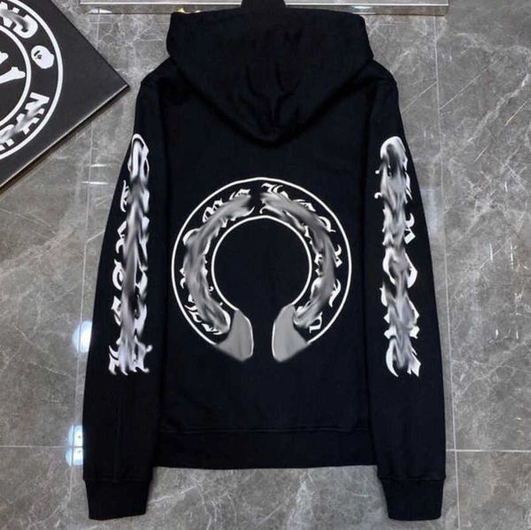 luxury fashion men's jackets hoodies brandch sweatshirts designers zipper hooded sweater men women casual pullover sanskrit horseshoe h, Black;brown
luxury fashion men's jackets hoodies brandch sweatshirts designers zipper hooded sweater men women casual pullover sanskrit horseshoe h, Black;brown