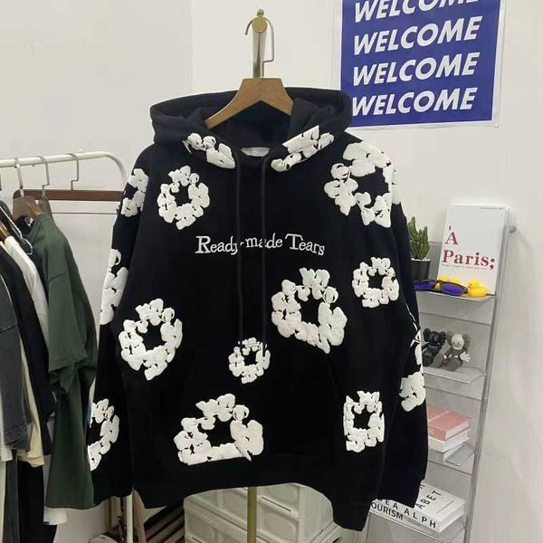men's hoodies readymade co branded denim tears kapok tidal print hoodie sweater 11, Black
men's hoodies readymade co branded denim tears kapok tidal print hoodie sweater 11, Black