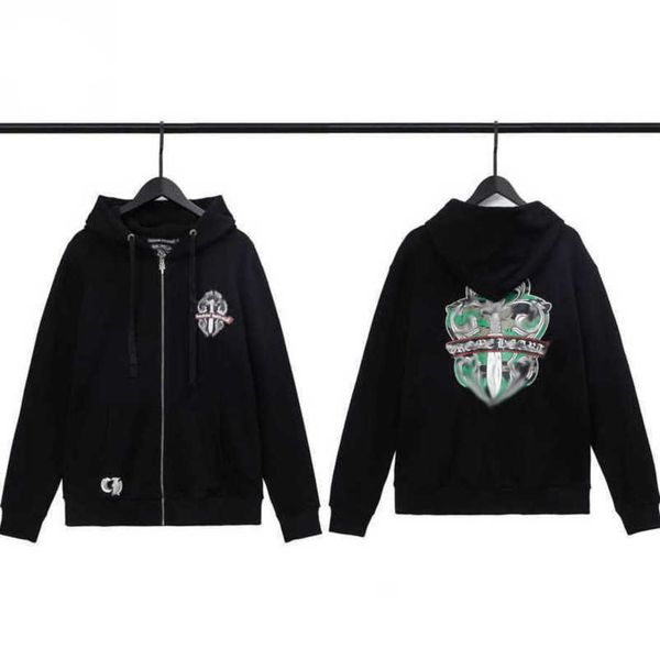 men's fashion luxury sweatshirts jackets brand ch hoodies zipper hooded men women designers sanskrit horseshoe cross pullover sweater h, Black;brown
men's fashion luxury sweatshirts jackets brand ch hoodies zipper hooded men women designers sanskrit horseshoe cross pullover sweater h, Black;brown