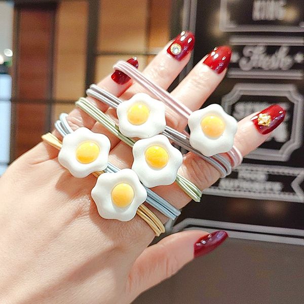 cartoon fried eggs shape hair rope children's hair jewelry love cute headband baby's elastic hair band 2312, Slivery;white
cartoon fried eggs shape hair rope children's hair jewelry love cute headband baby's elastic hair band 2312, Slivery;white