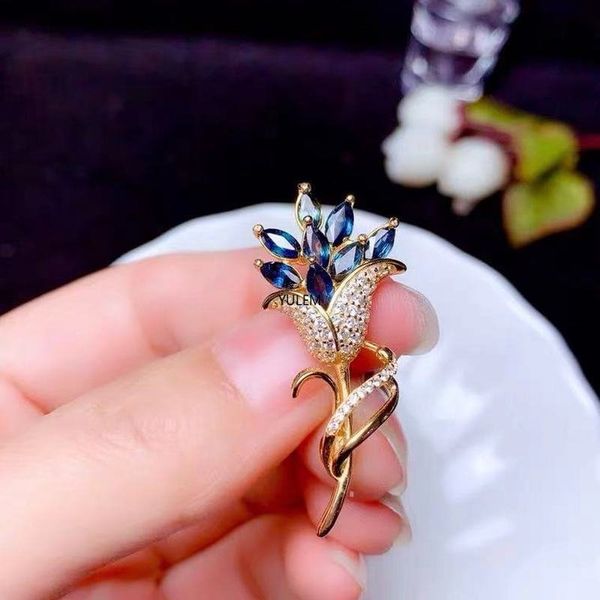 pins brooches per jewelry natural real sapphire flower brooch 925 sterling silver 8 pcs gemstone 230729, Gray
pins brooches per jewelry natural real sapphire flower brooch 925 sterling silver 8 pcs gemstone 230729, Gray